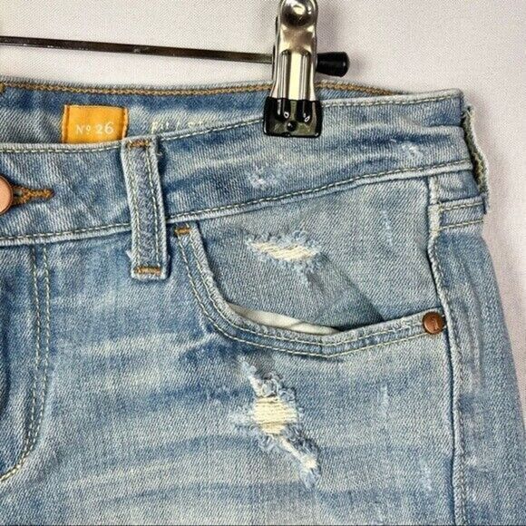 Anthropologie Pilcro Stet Distressed Denim Shorts 26 - Picture 3 of 3